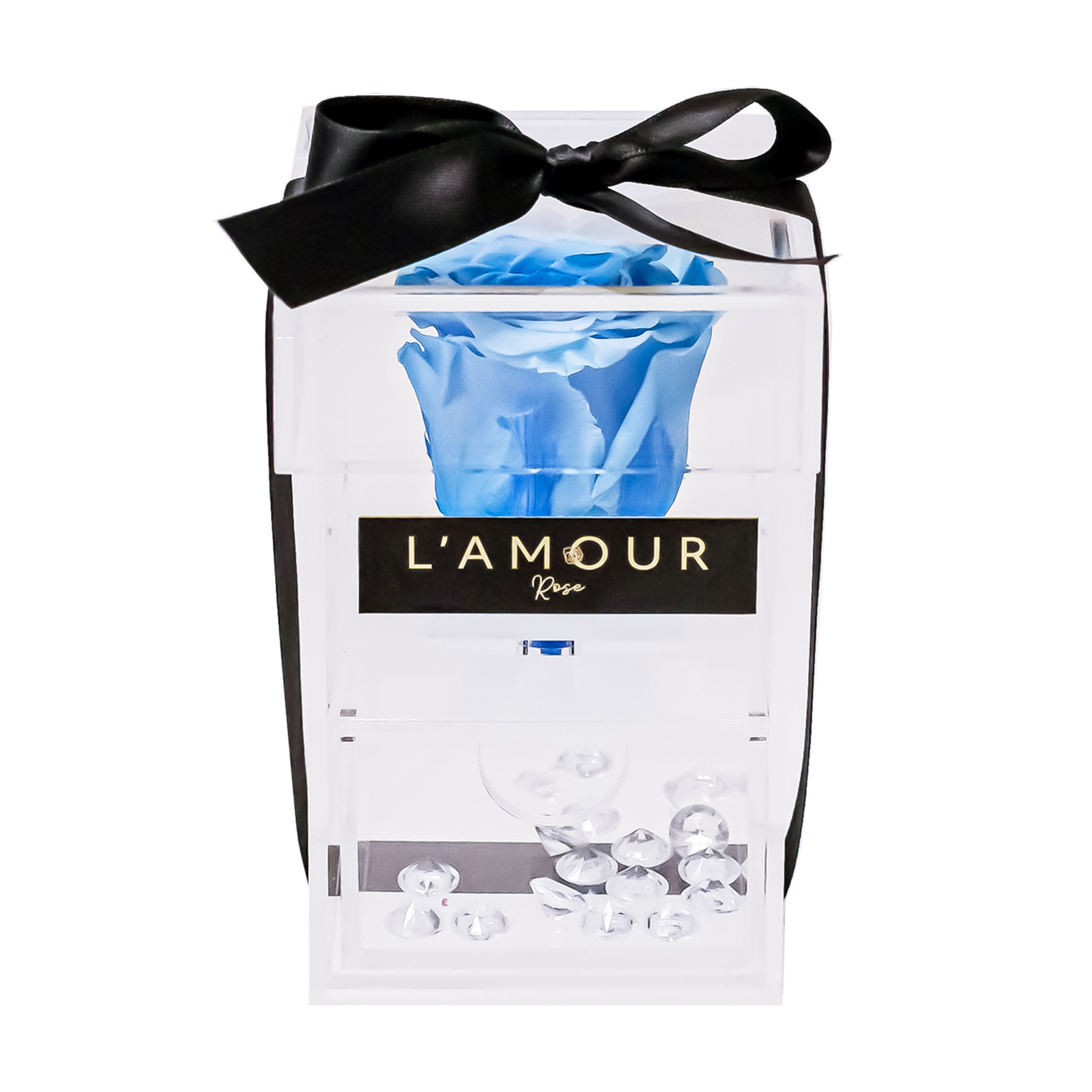 Baby Blue Mini Acrylic Box