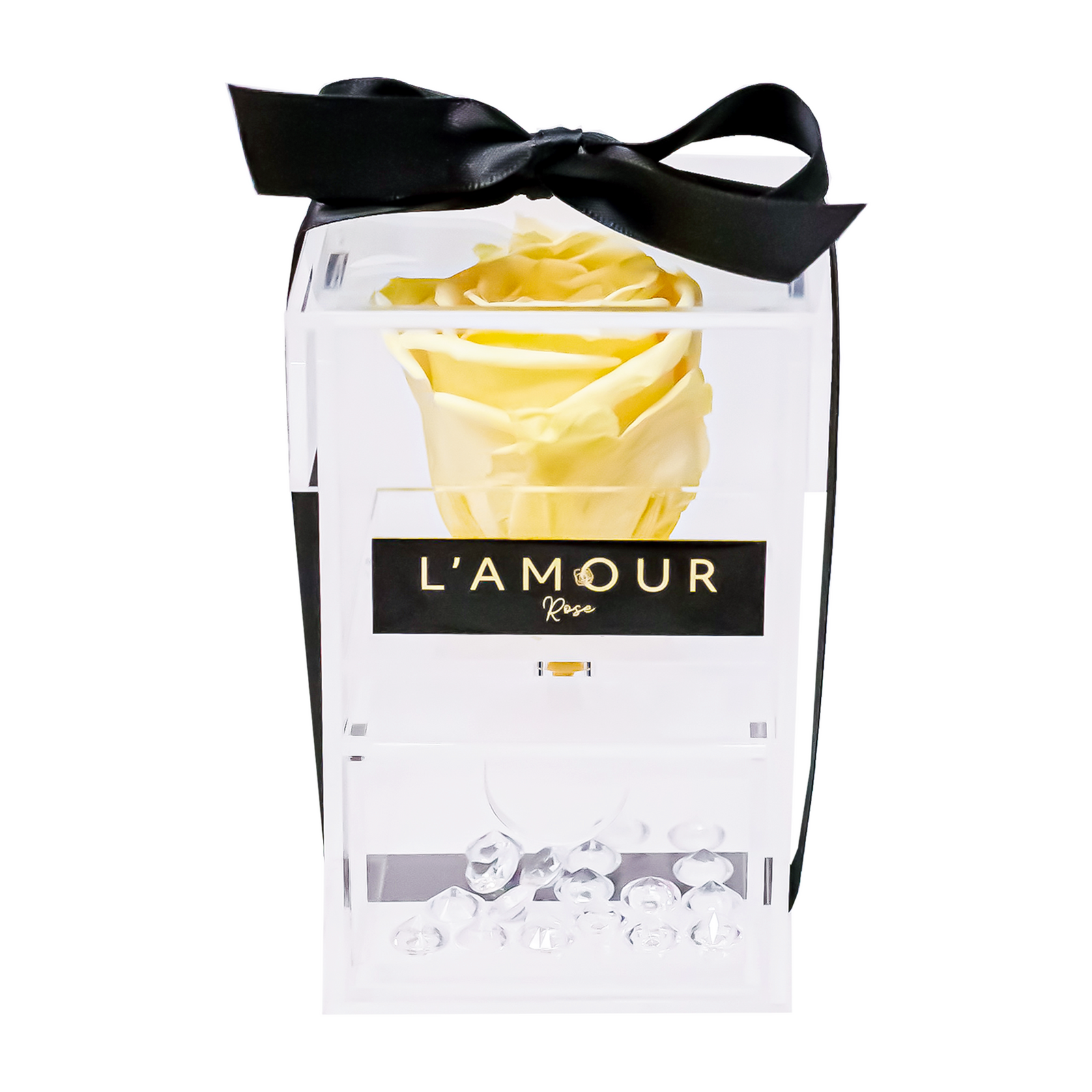 Yellow Mini Acrylic Box