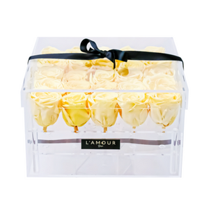 Large Rose Acrylic Box