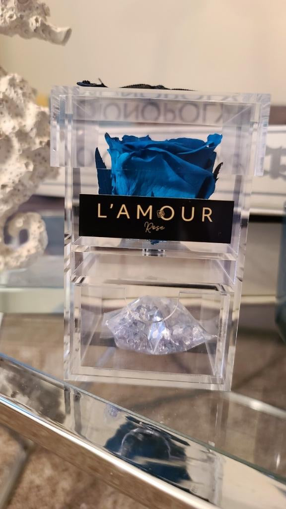 Teal Mini Acrylic Box