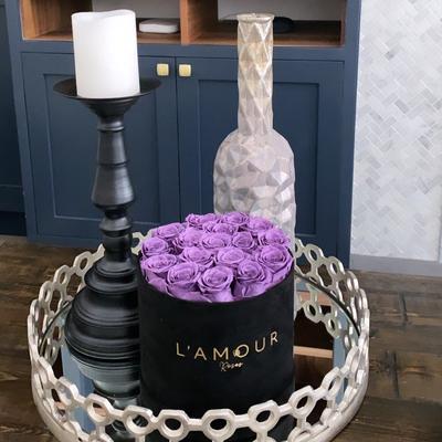 Large Velvet Bloom Box