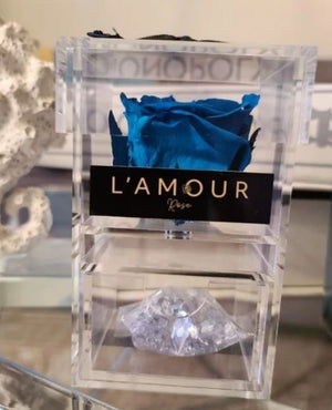 Mini Rose Acrylic Box